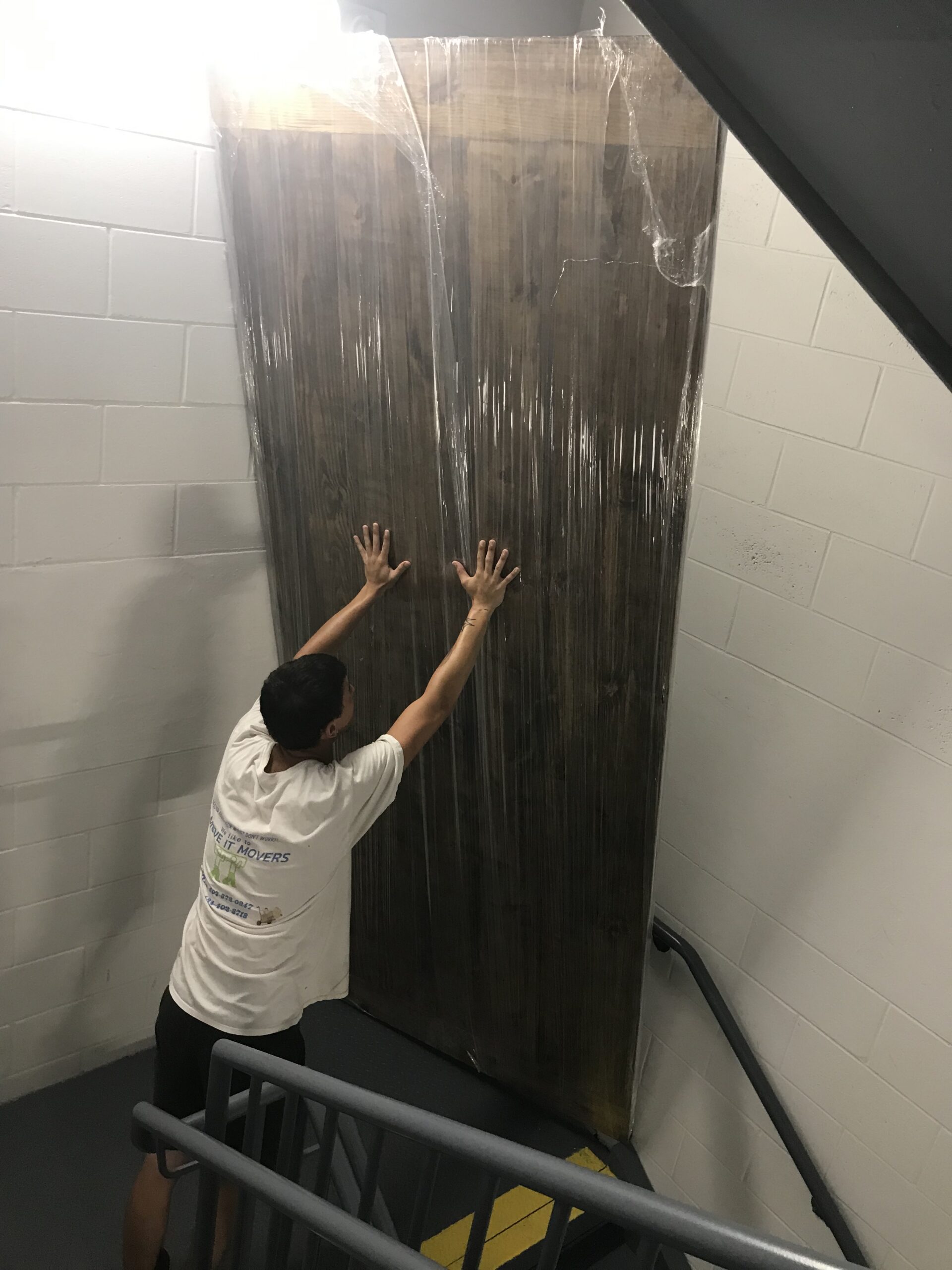 Movers on job site
