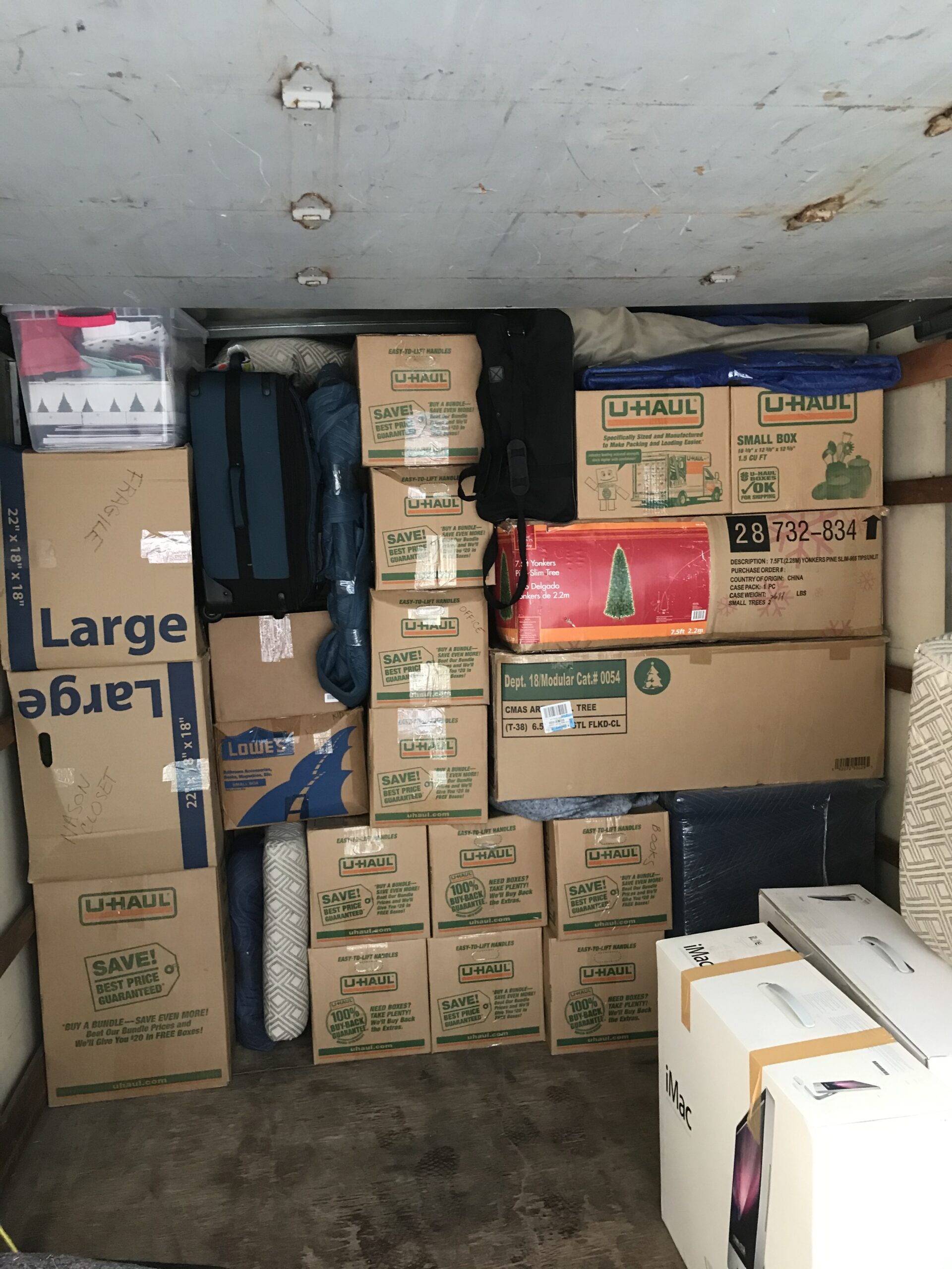 Moving supplies and boxes