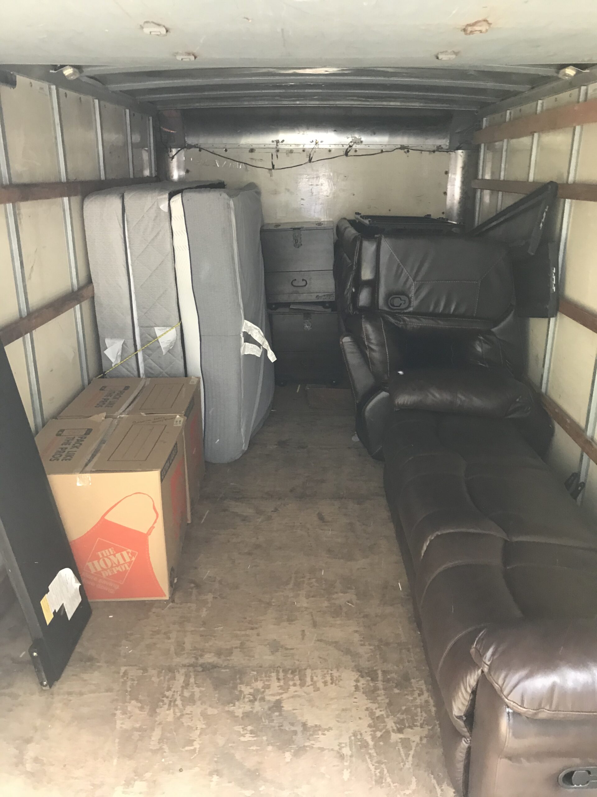 Home Depot furniture delivery job