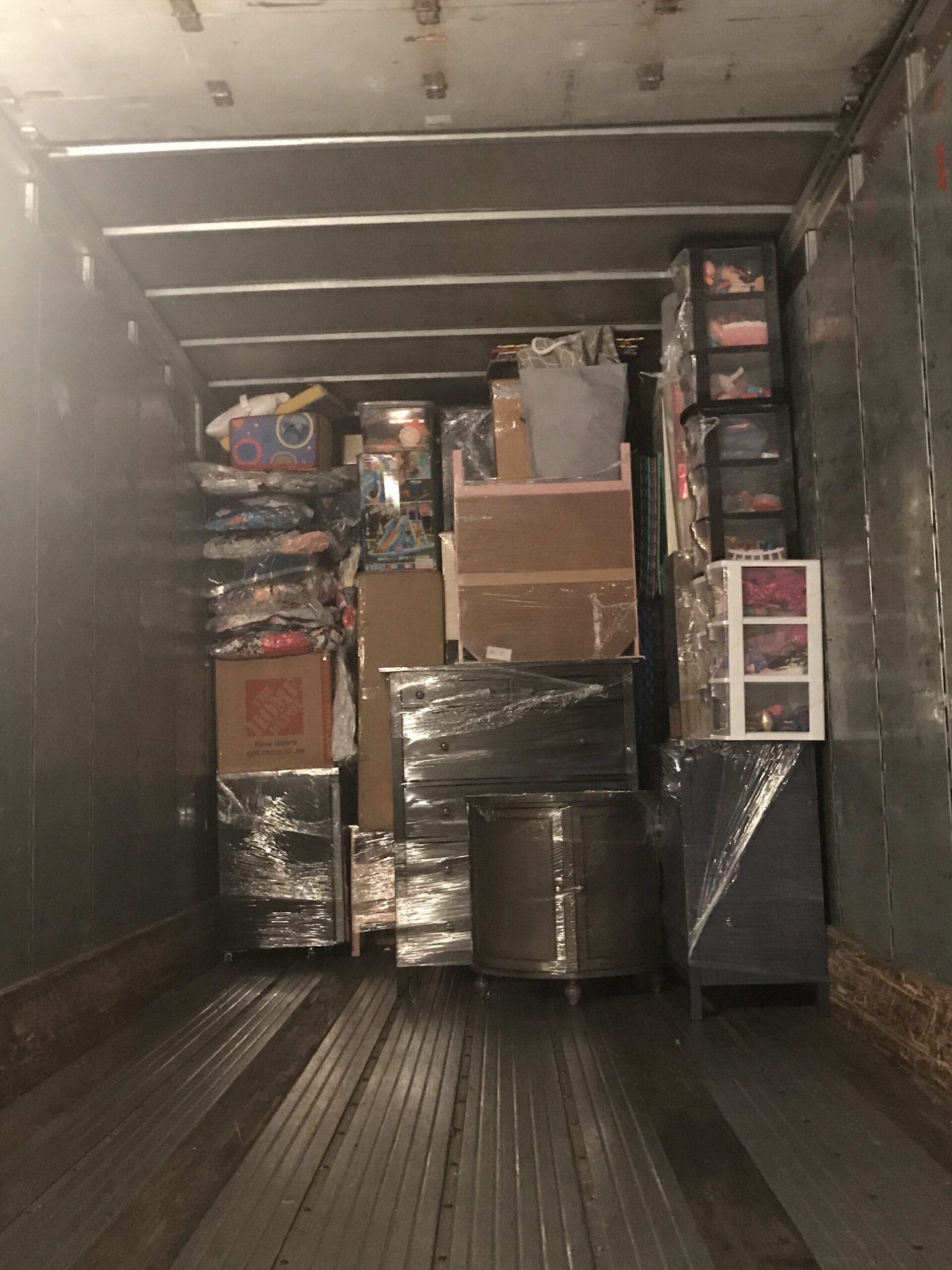 Recent move job — furniture delivery