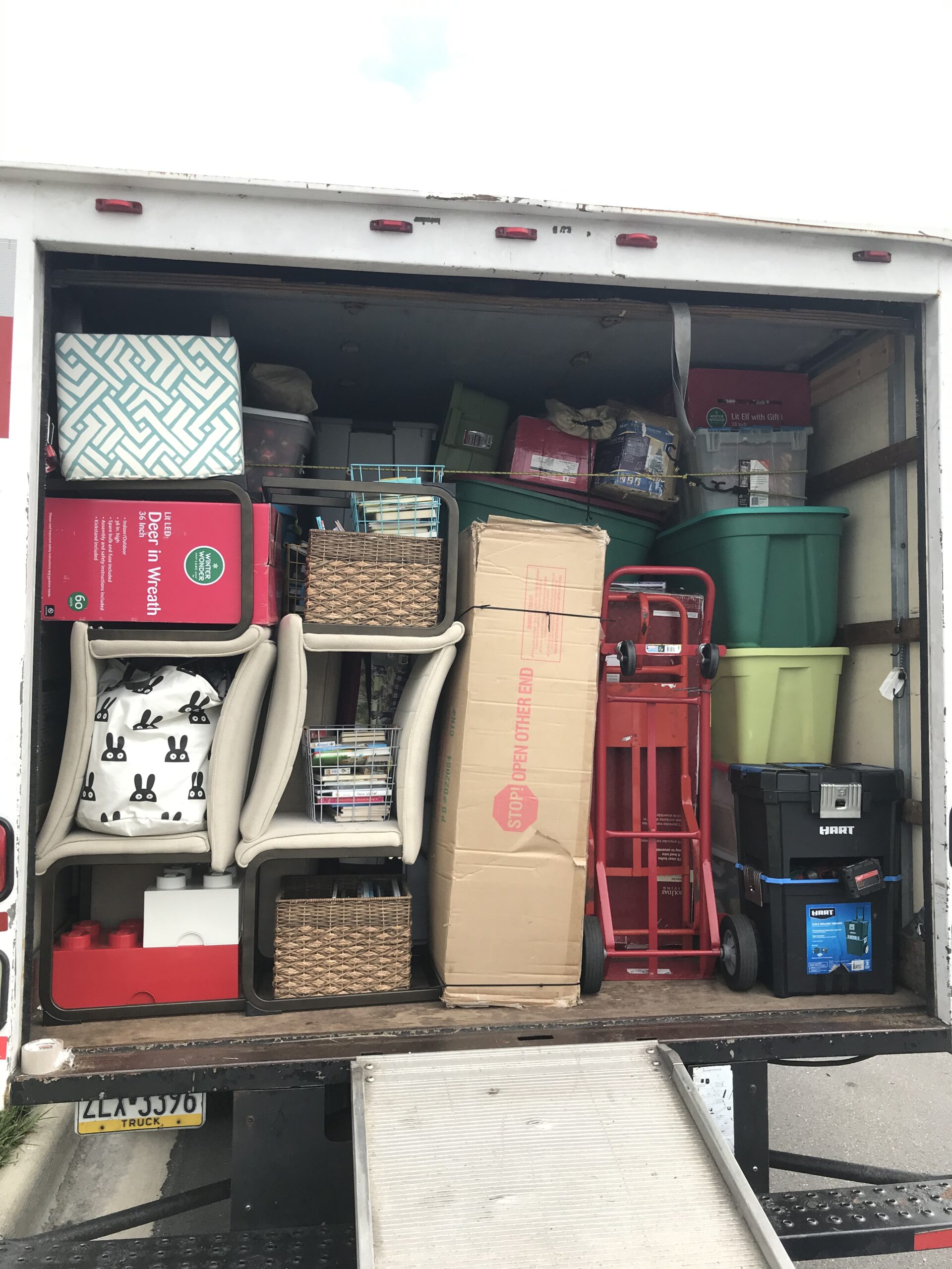 Moving truck exterior