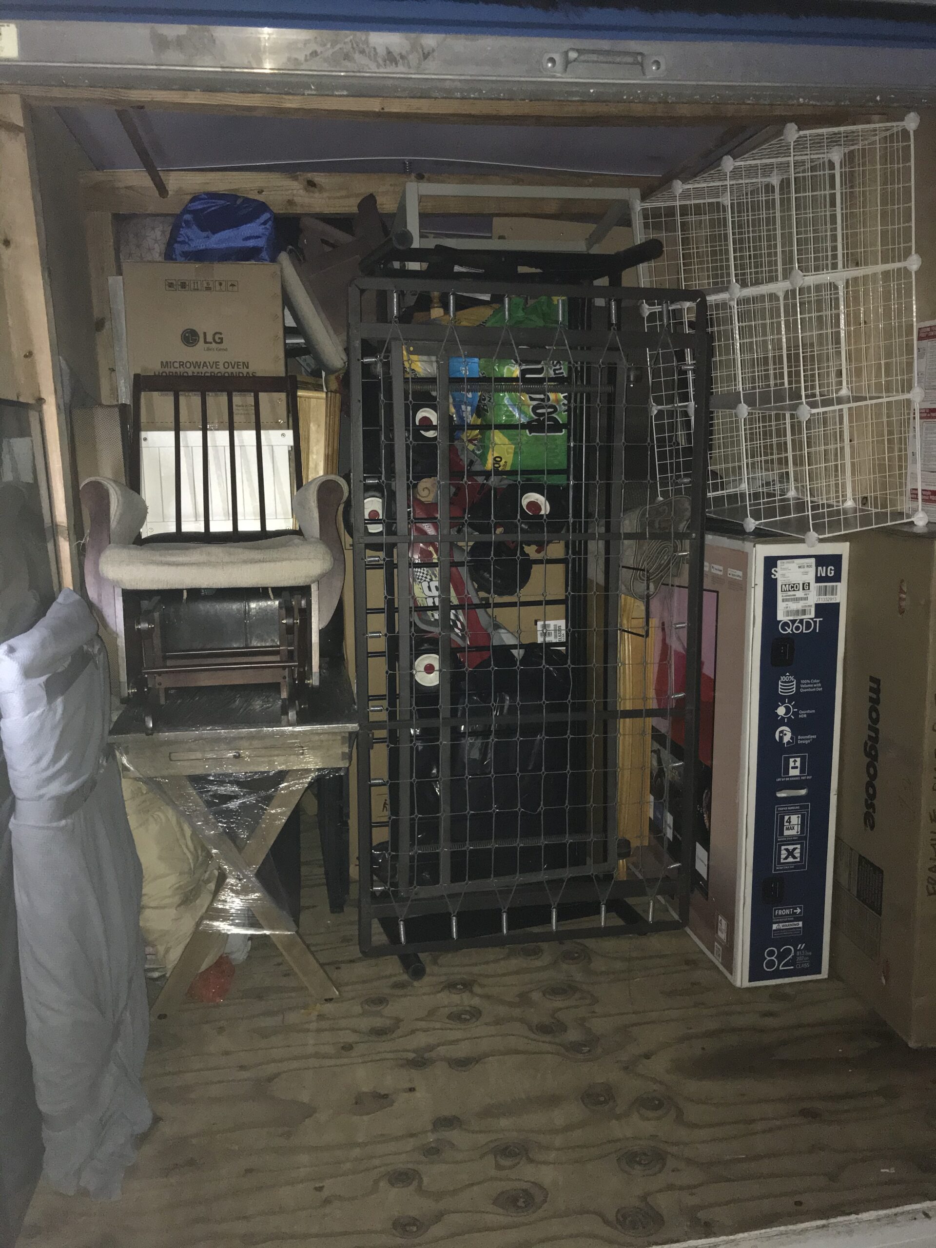 Appliances ready for transport