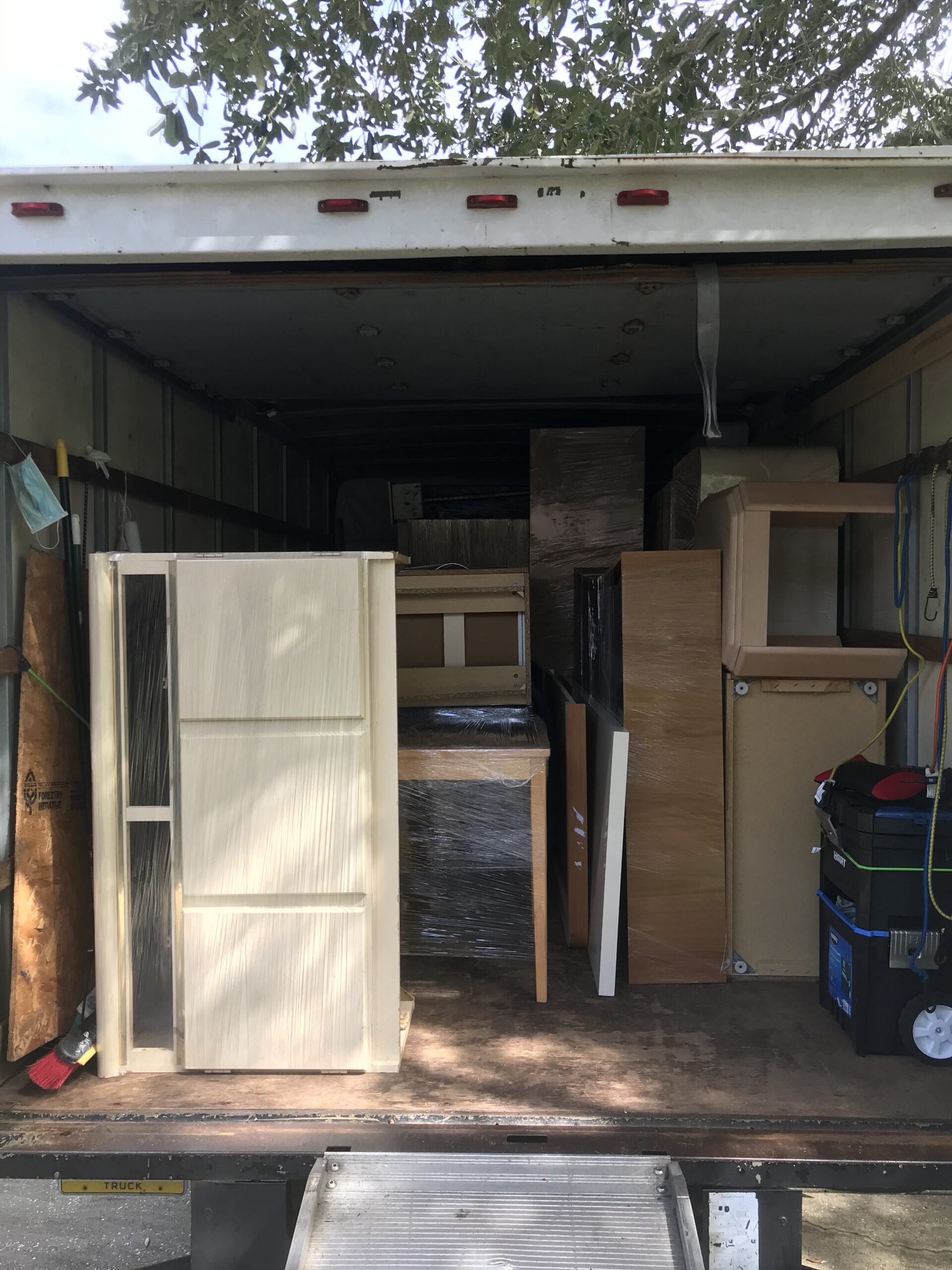 Packed moving truck job photo