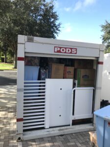 PODS unit being loaded