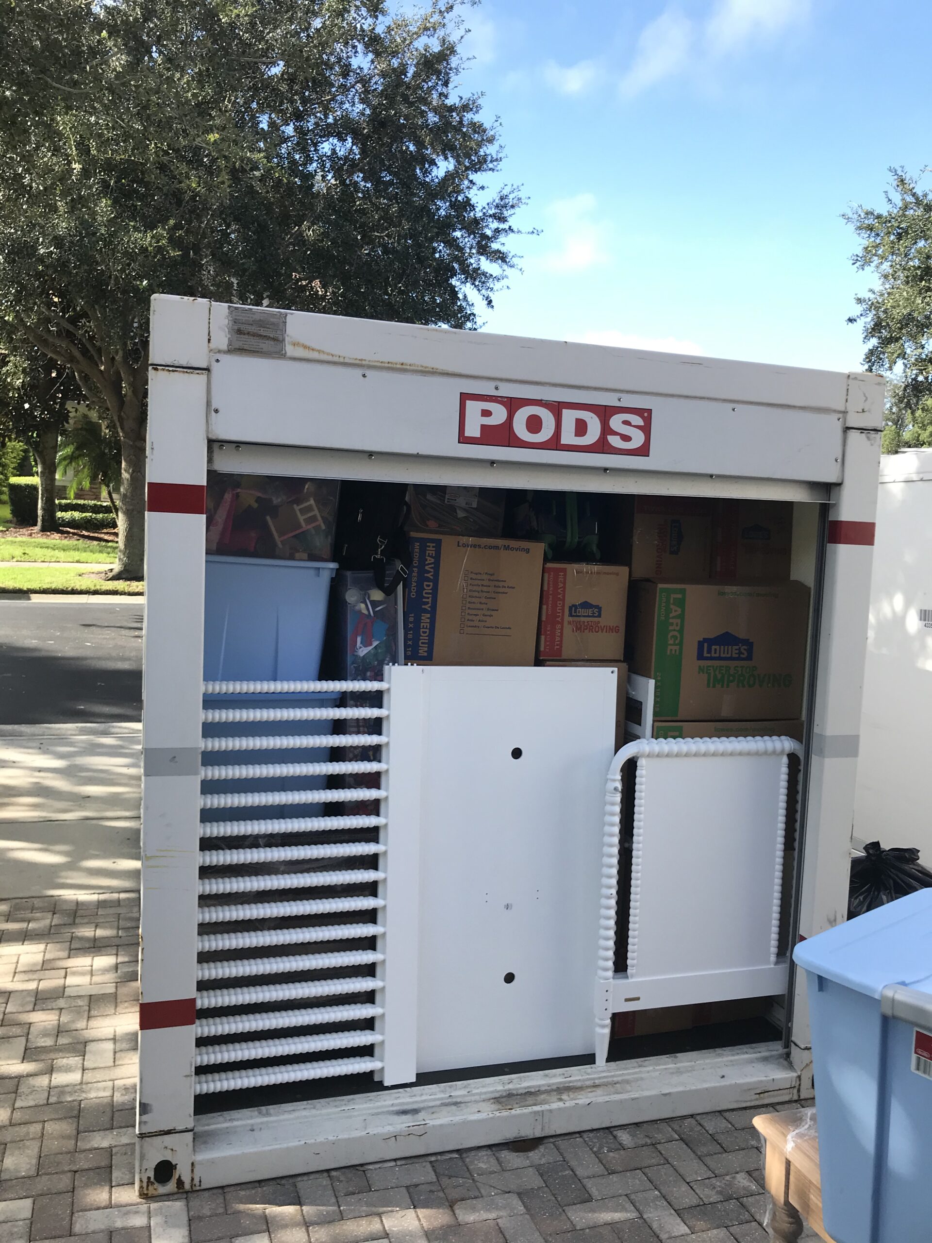 PODS storage container