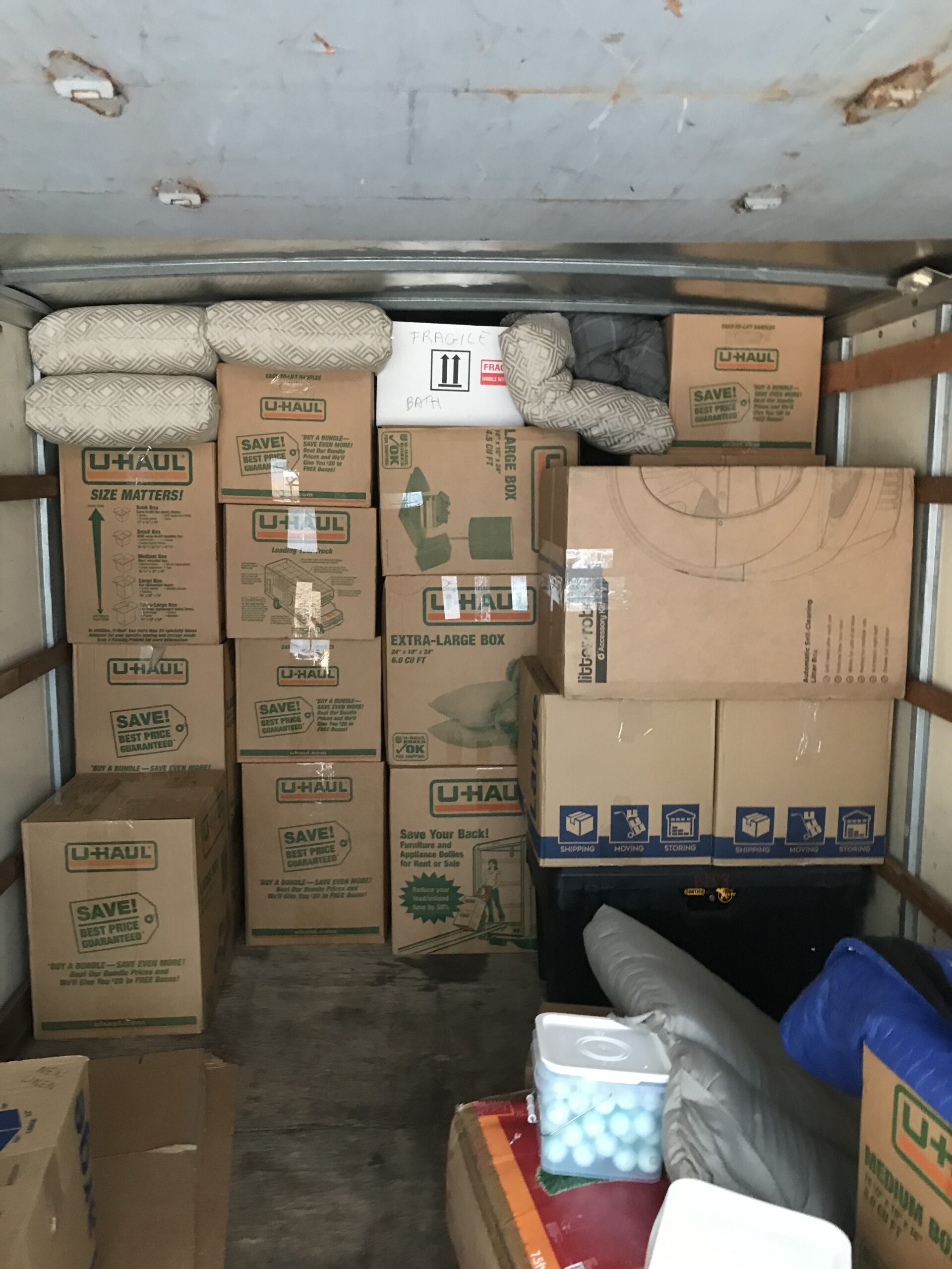 Extra-large moving box