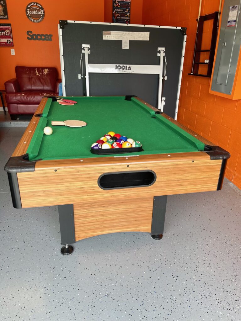 JOOLA table being moved