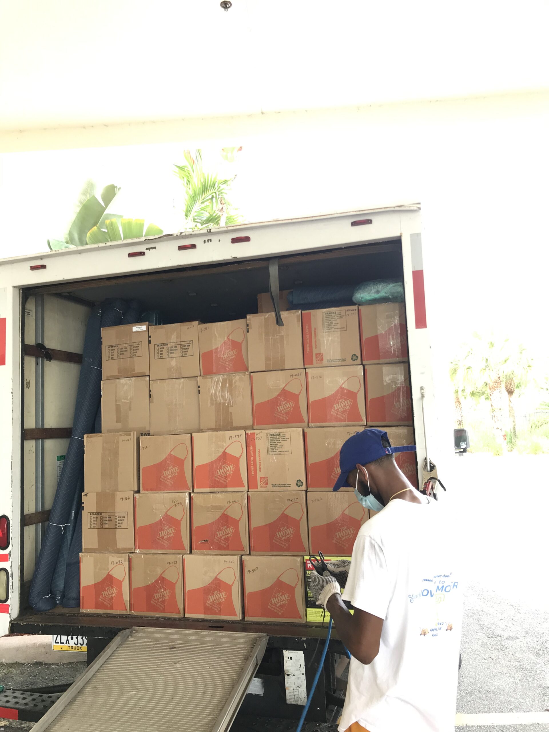 Storage unit packed with items
