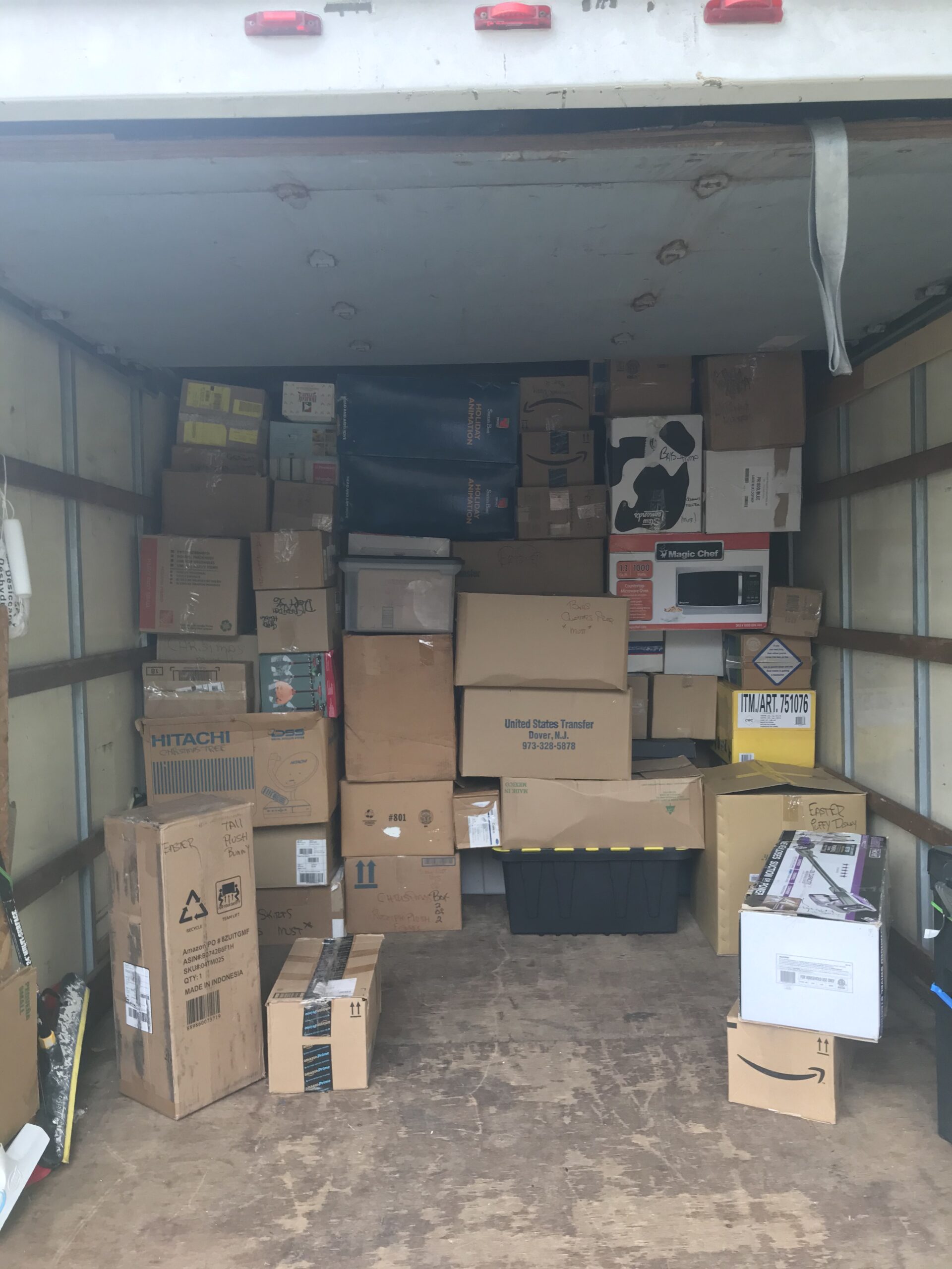 Packed storage unit job photo