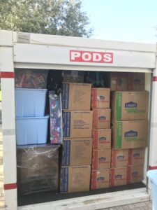 PODS storage unit exterior